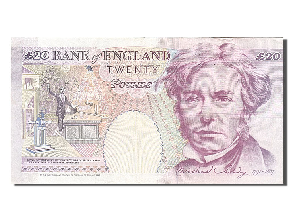 Great Britain, 20 Pounds, 1993, KM #384b, EF(40-45), CD50575210