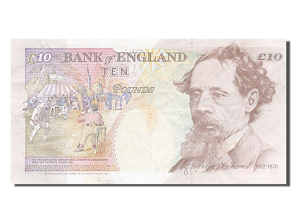 Great Britain, 10 Pounds, 1993, KM #386a, AU(50-53), DC52664152