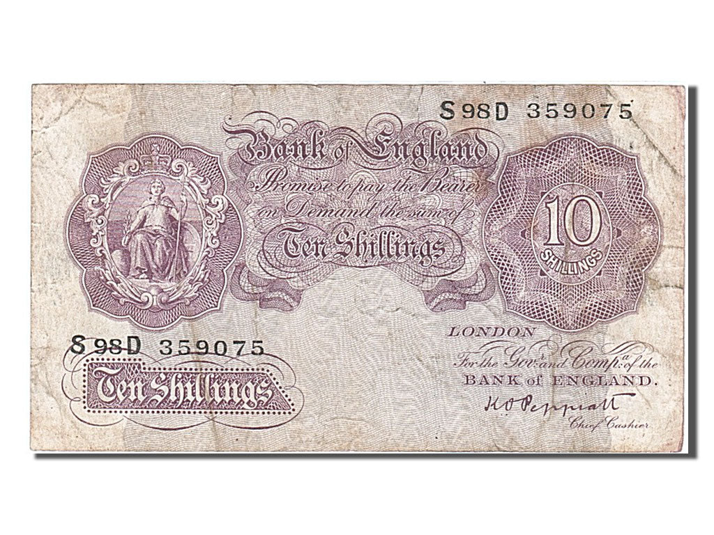 Banknote, Great Britain, 10 Shillings, 1934, VF(20-25)