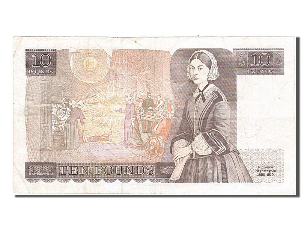 Great Britain, 10 Pounds, 1988, KM #379e, EF(40-45), ET18913418