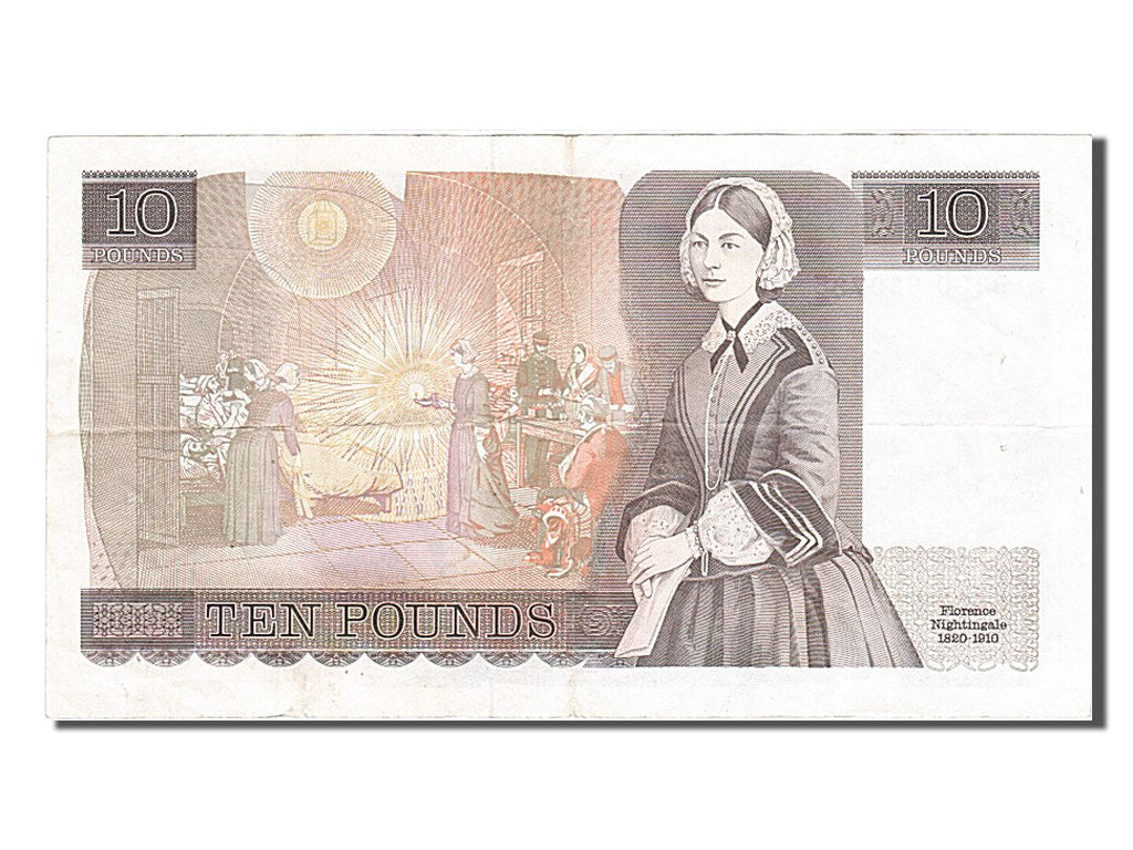 Great Britain, 10 Pounds, 1980, KM #379b, AU(50-53), BR30580735