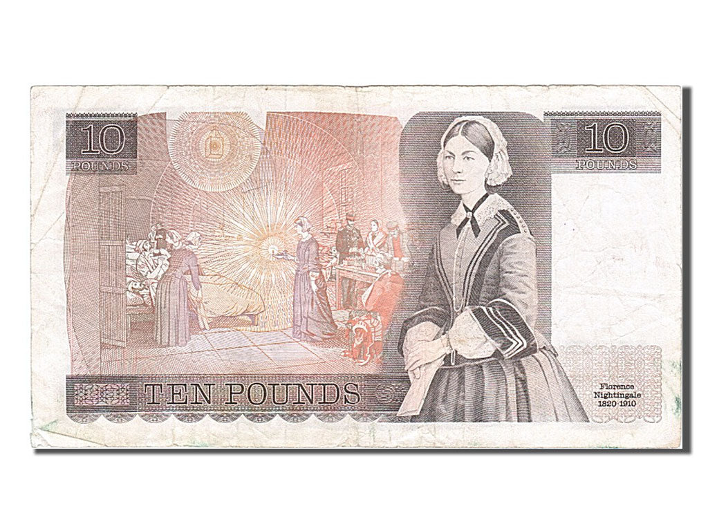 Great Britain, 10 Pounds, 1975, KM #379a, VF(30-35), L02529051