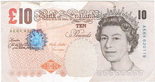 Grande Bretagne, 10 Livres, type Charles Darwin