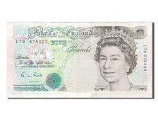 Billet, Grande-Bretagne, 5 Pounds, 1990, SUP