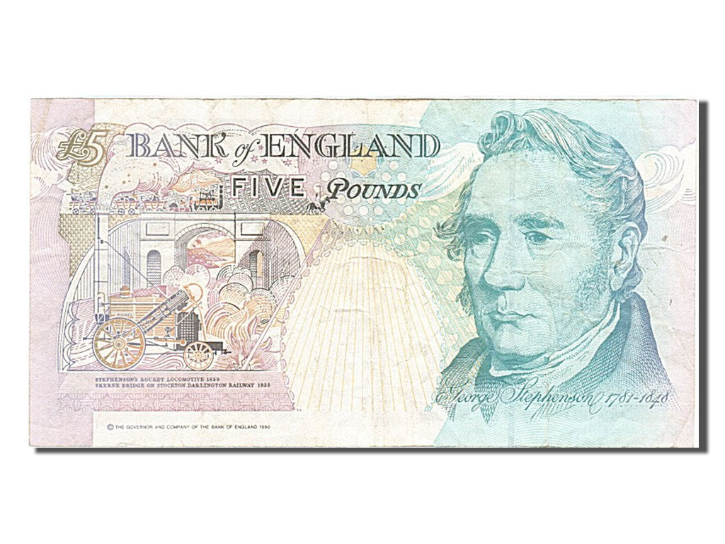 Great Britain, 5 Pounds, 1999, KM #382c, EF(40-45), ED46503435