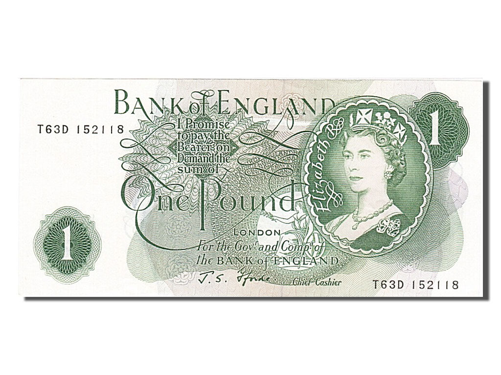 Banknote, Great Britain, 1 Pound, 1966, AU(55-58)