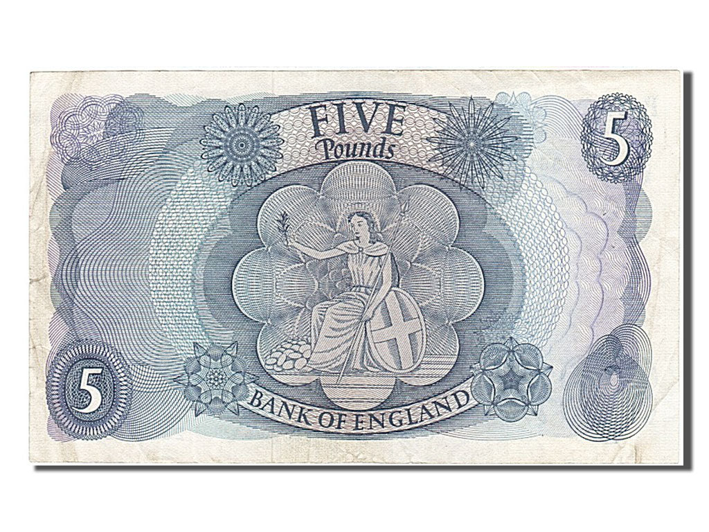 Banknote, Great Britain, 5 Pounds, 1966, EF(40-45)