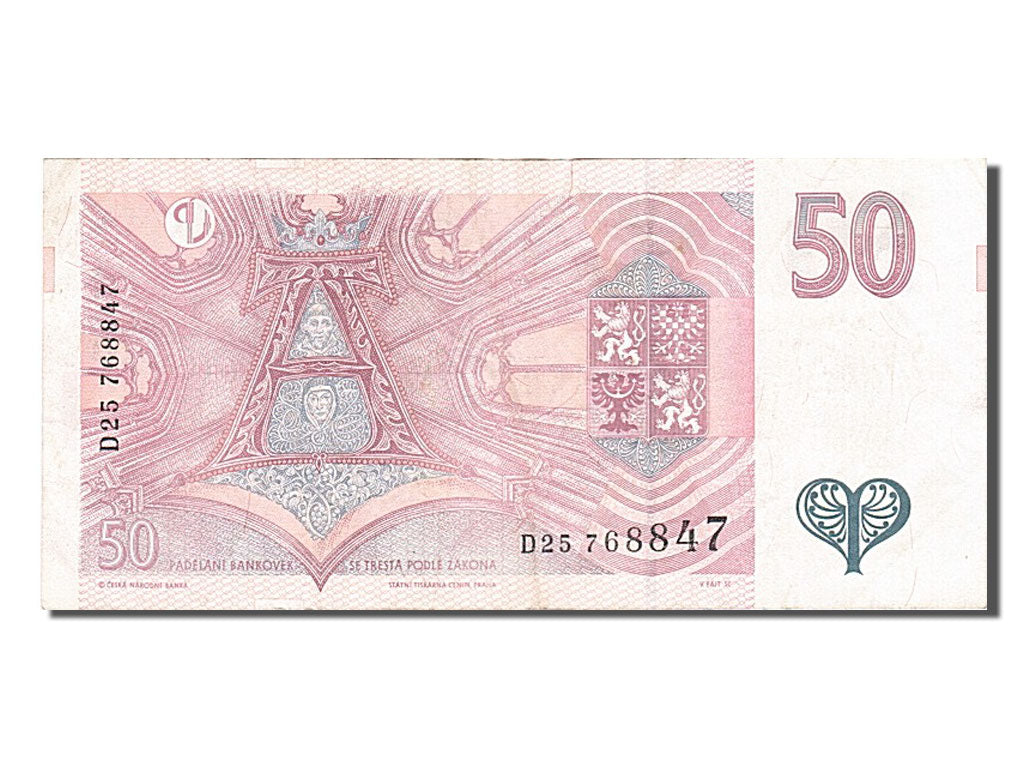 Czech Republic, 50 Korun, 1997, KM #17, EF(40-45), D25768847