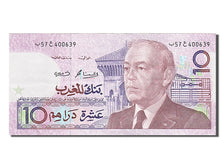 Banknote, Morocco, 10 Dirhams, 1991, AU(55-58)