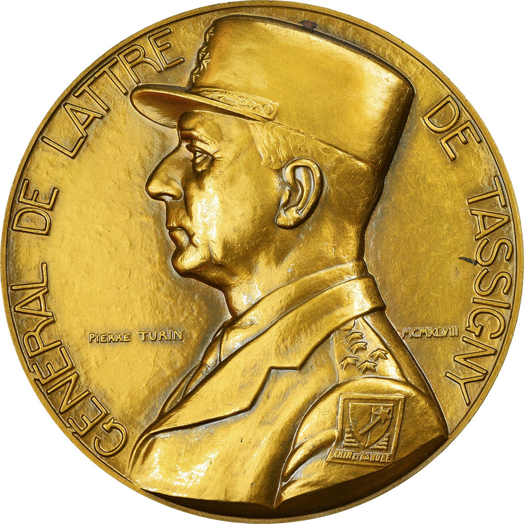France, Medal, De Lattre de Tassigny, La Première Armée franchit le Rhin