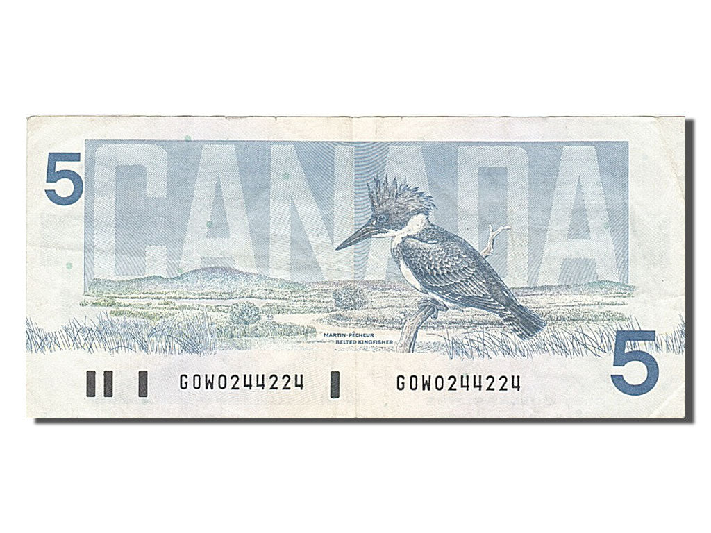 Billet, Canada, 5 Dollars, 1986, TTB