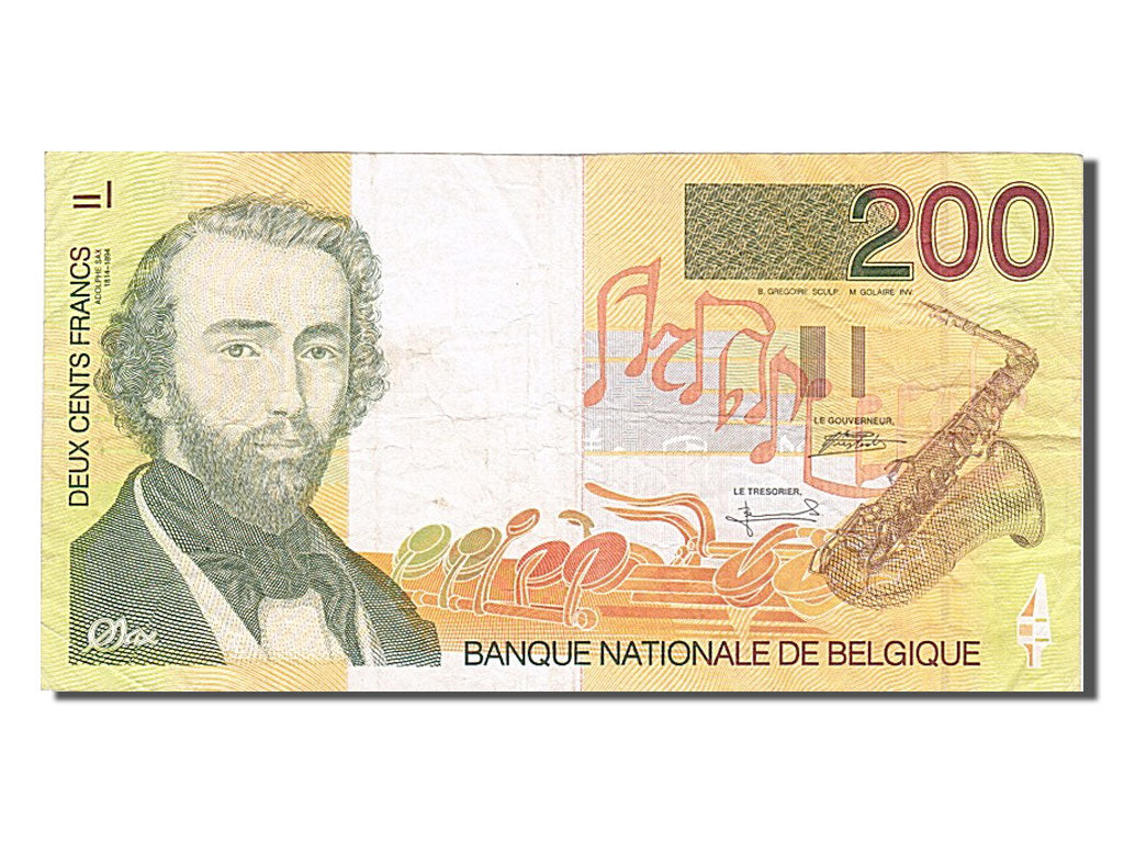 Belgium, 200 Francs, 1995, EF(40-45)