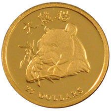 Liberia, 25 Dollars, 2003, MS(65-70), Gold, 0.73