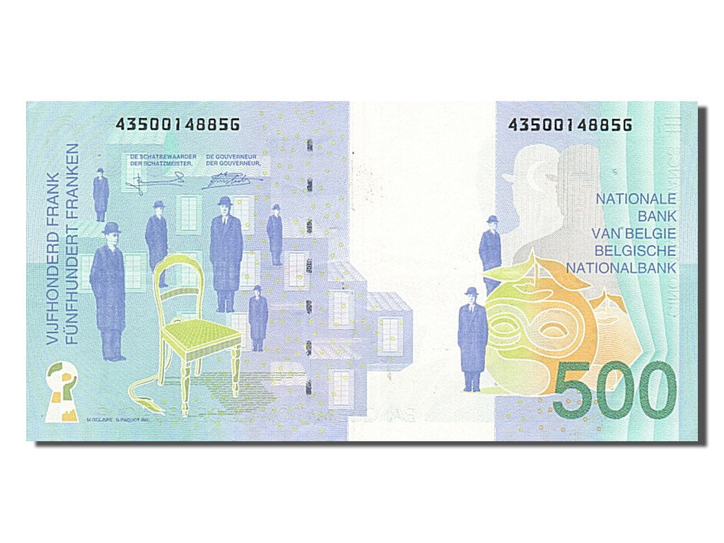 Belgium, 500 Francs, 1998, AU(50-53), 4350014885G