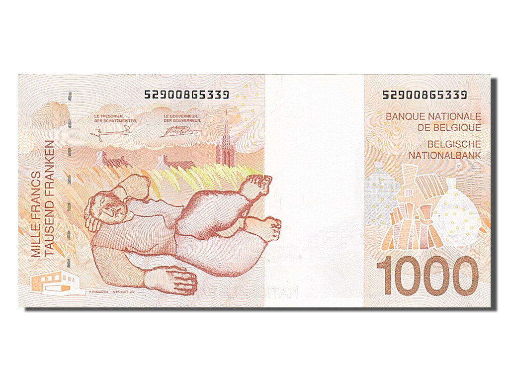 Belgium, 1000 Francs, 1997, KM #150, AU(55-58), 52900865339