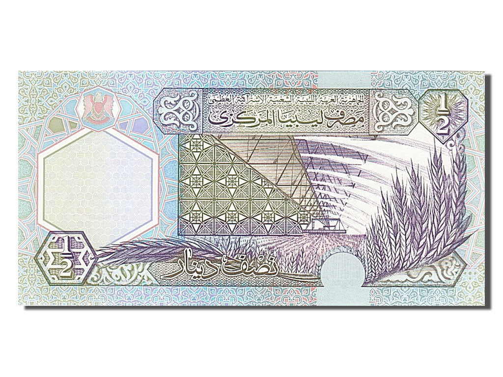 Billet, Libya, 1/2 Dinar, 2002, NEUF