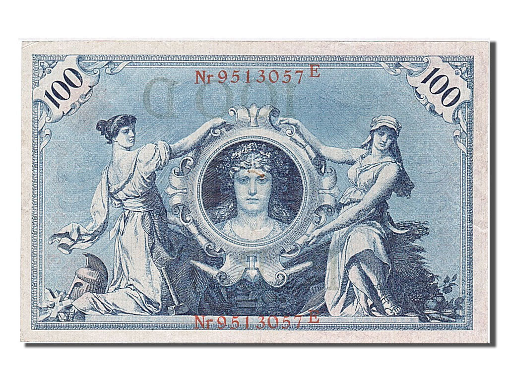 Germany, 100 Mark, 1908, KM #33a, 1908-02-07, AU(55-58), NR9513057E