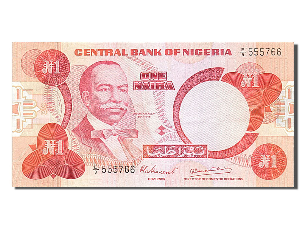 Nigeria, 1 Naira, 1979, KM #19a, AU(55-58), E/9555766