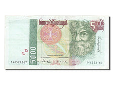 Banknote, Portugal, 5000 Escudos, 1995, 1995-01-05, AU(50-53)