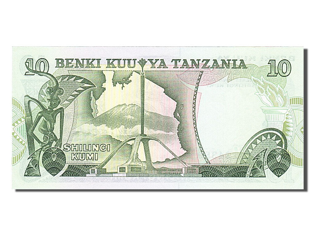 Banconote, Tanzania, 10 Shilingi, 1978, SPL