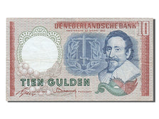 Netherlands, 10 Gulden, 1953, KM #85, 1953-03-23, EF(40-45), 1QG040223