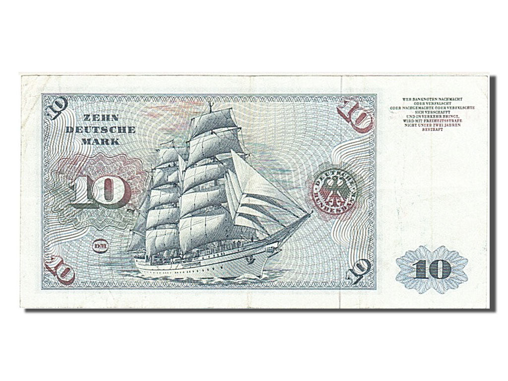 Banknote, GERMANY - FEDERAL REPUBLIC, 10 Deutsche Mark, 1980, 1980-01-02