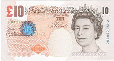Great Britain, 10 Pounds, 2004, KM #389c, AU(55-58), CH35 089590