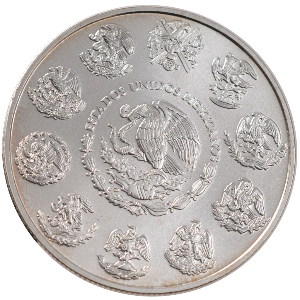 MEXICO, Onza, Troy Ounce of Silver, 2010, Mexico City, KM #639, MS(65-70),...