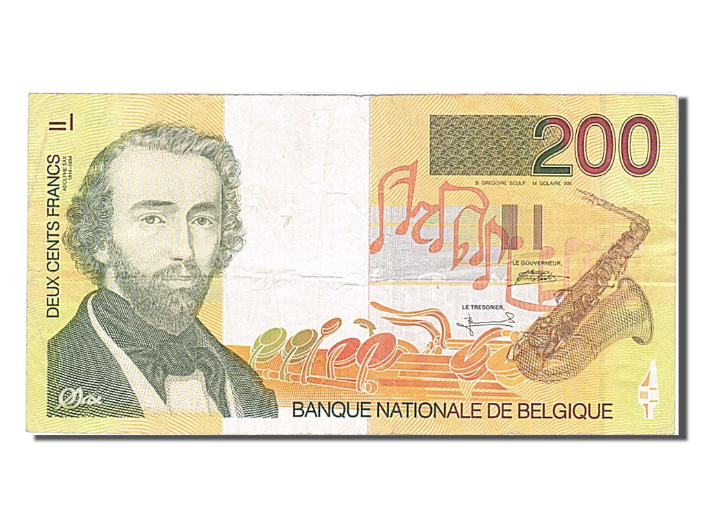 Belgium, 200 Francs, 1995, EF(40-45)