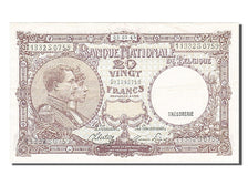 Geldschein, Belgien, 20 Francs, 1945, 1945-03-02, VZ