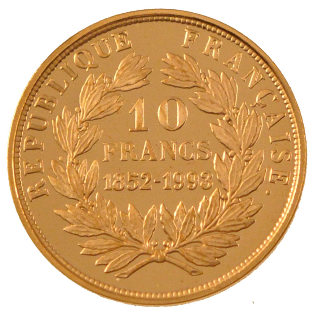 FRANCE, 10 Francs, 1993, MS(65-70), Gold, 3.82