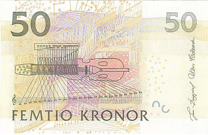 Billete, 50 Kronor, 2003, Suecia, UNC