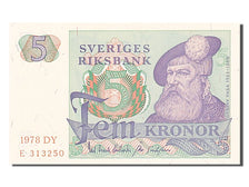 Biljet, Zweden, 5 Kronor, 1978, NIEUW