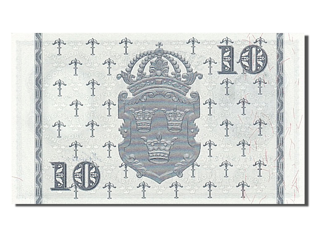 Sweden, 10 Kronor, 1958, KM #43f, UNC(65-70), 45148132