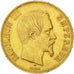 Moneta, Francia, Napoleon III, Napoléon III, 100 Francs, 1857, Paris, BB, Oro