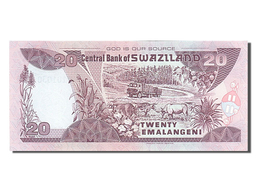 Banknote, Swaziland, 20 Emalangeni, 2006, 2006-04-01, UNC(65-70)