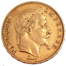 Second Empire, 50 Francs or Napoléon III tête laurée