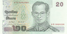 Thailand, 20 Baht, 2003, KM #109, UNC(65-70), 6E3028226