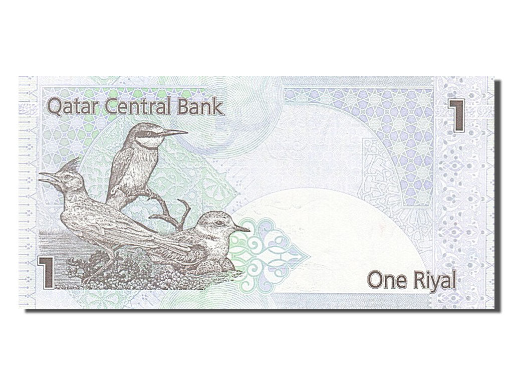 Geldschein, Qatar, 1 Riyal, 2003, UNZ