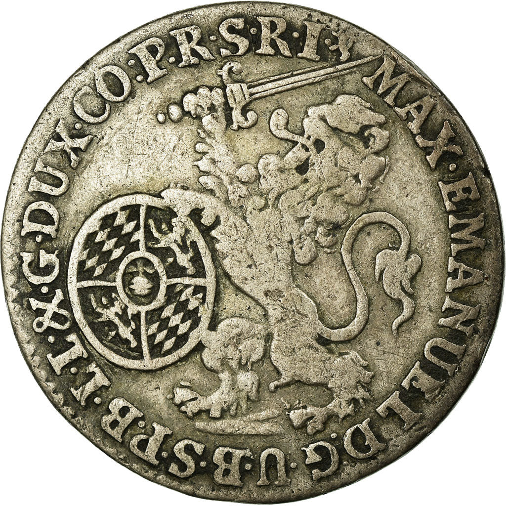 Monnaie, Pays-Bas espagnols, NAMUR, Maximilian Emmanuel of Bavaria, Escalin