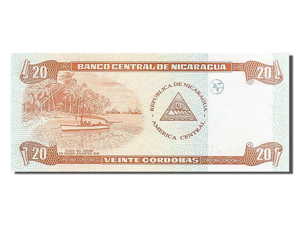 Billete, 20 Cordobas, 2002, Nicaragua, UNC