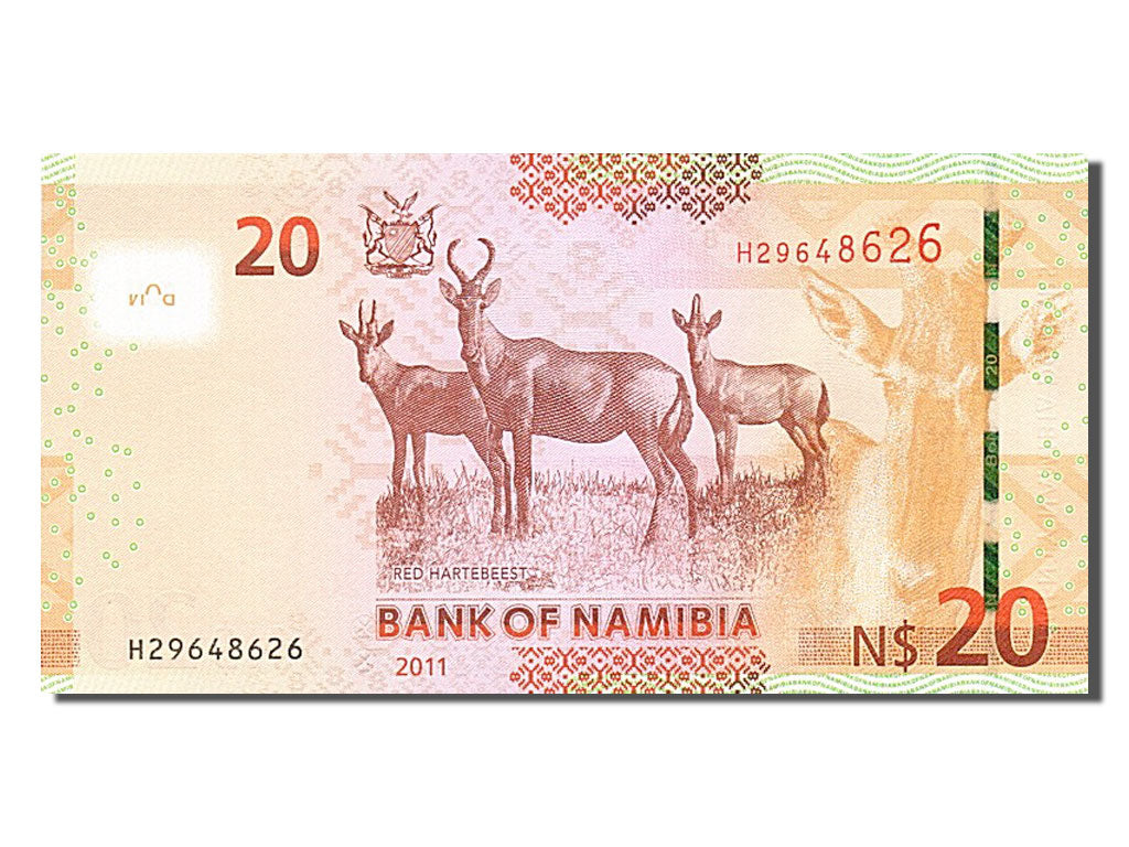 Namibia, 20 Namibia Dollars, 2011, KM #12a, UNC(65-70), H29648626