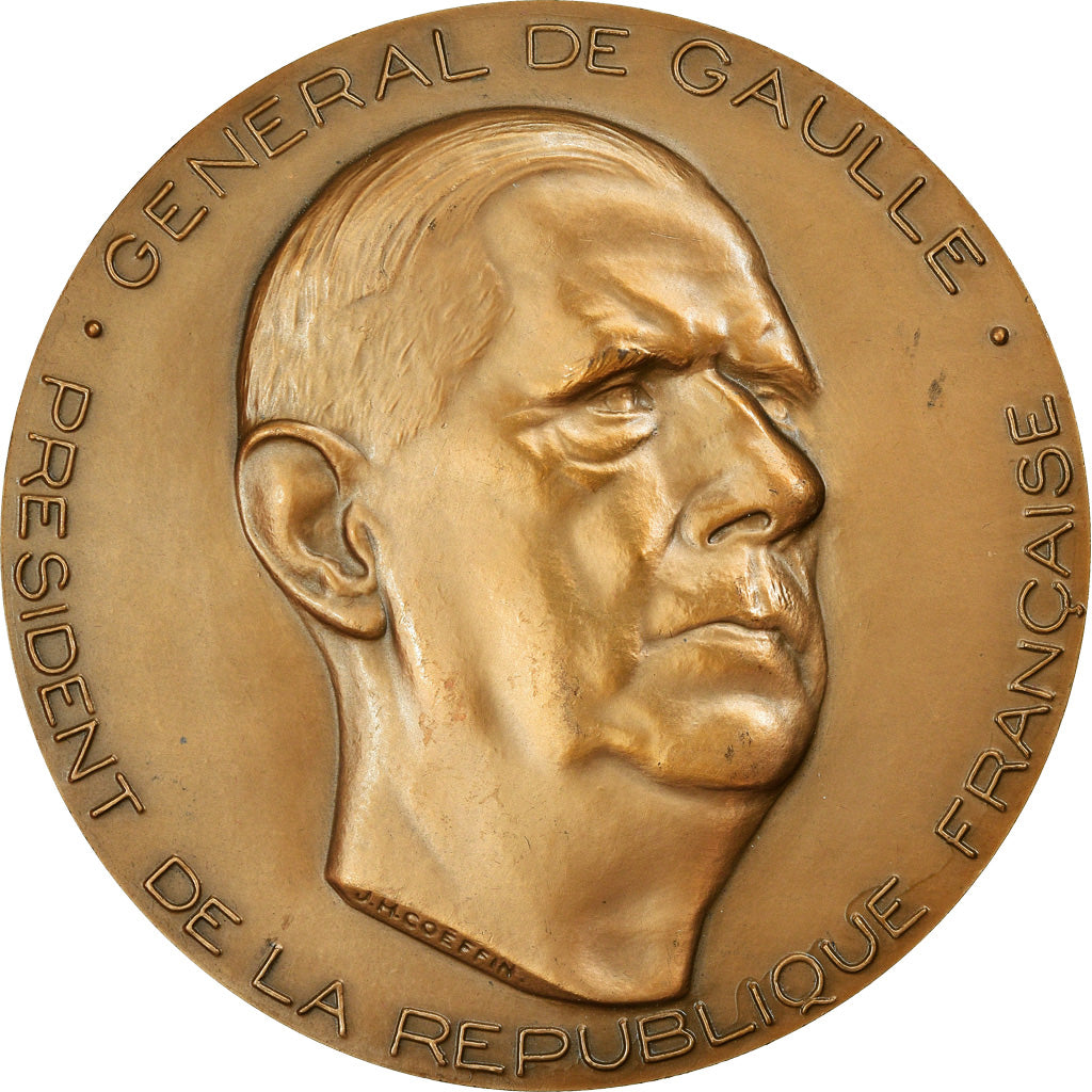 France, Medal, Général de Gaulle, Président de la République, Politics