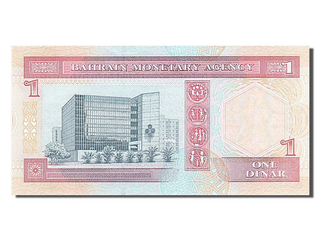 Banknote, Bahrain, 1 Dinar, 1993, UNC(65-70)