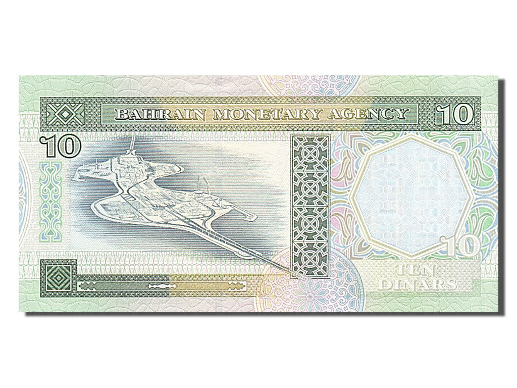 Billet, Bahrain, 10 Dinars, 1998, NEUF