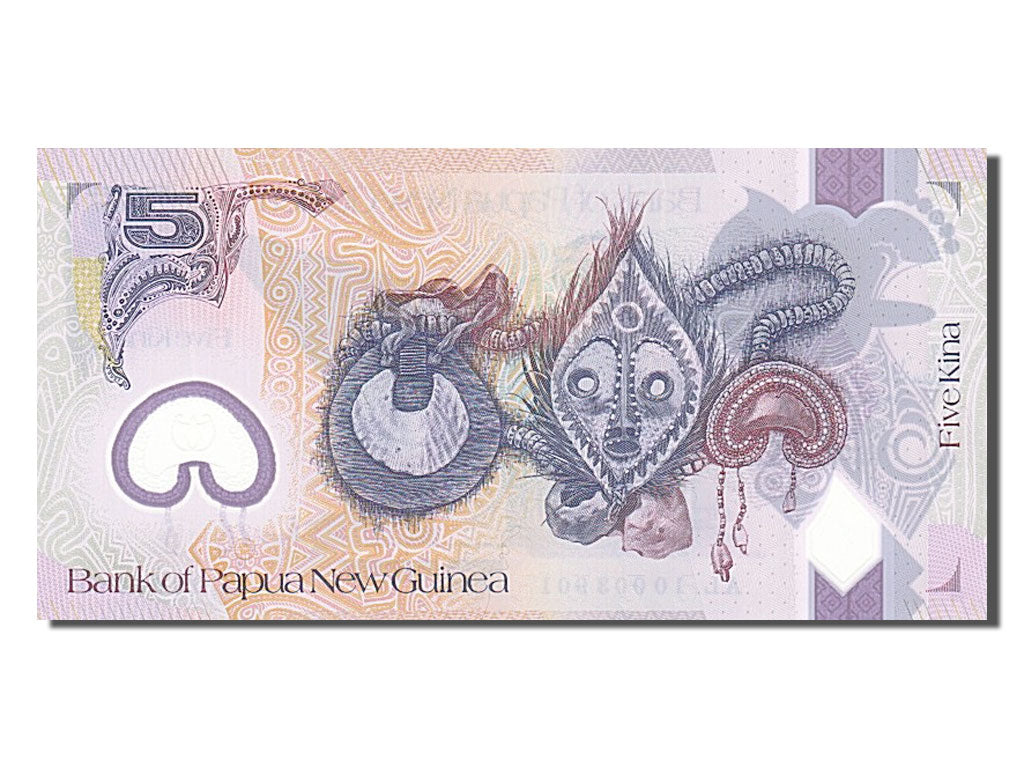 Geldschein, Papua New Guinea, 5 Kina, 2010, UNZ