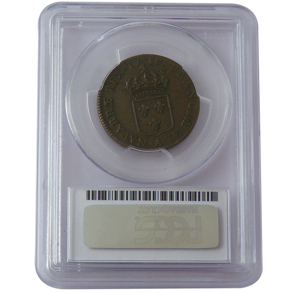 FRANCE, Sol au buste enfantin, Sol, 1719, Paris, KM #439.1, graded, PCGS,...