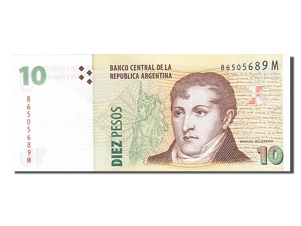 Billete, 10 Pesos, 2003, Argentina, UNC