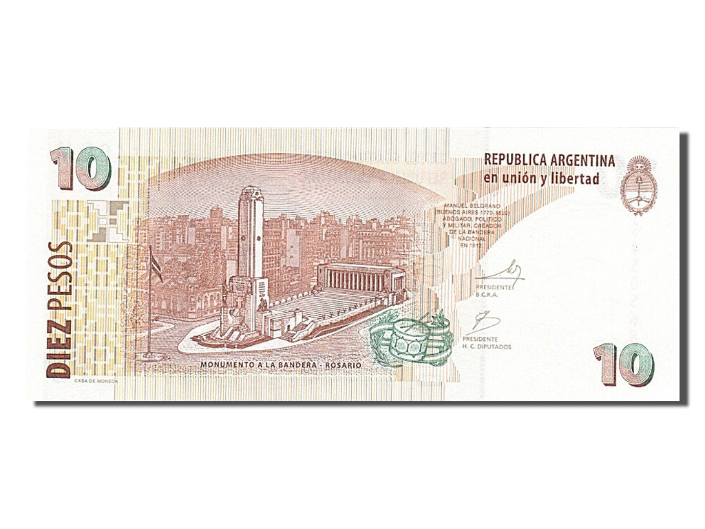 Billete, 10 Pesos, 2003, Argentina, UNC