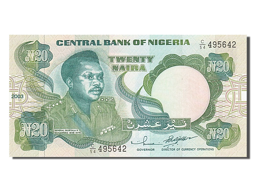 Nigeria, 20 Naira, 2003, KM #26g, UNC(65-70), C/54495642